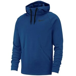NIKE Dri-Fit Pullover Sweater Hoodie- Men's XXL Cobalt Blue